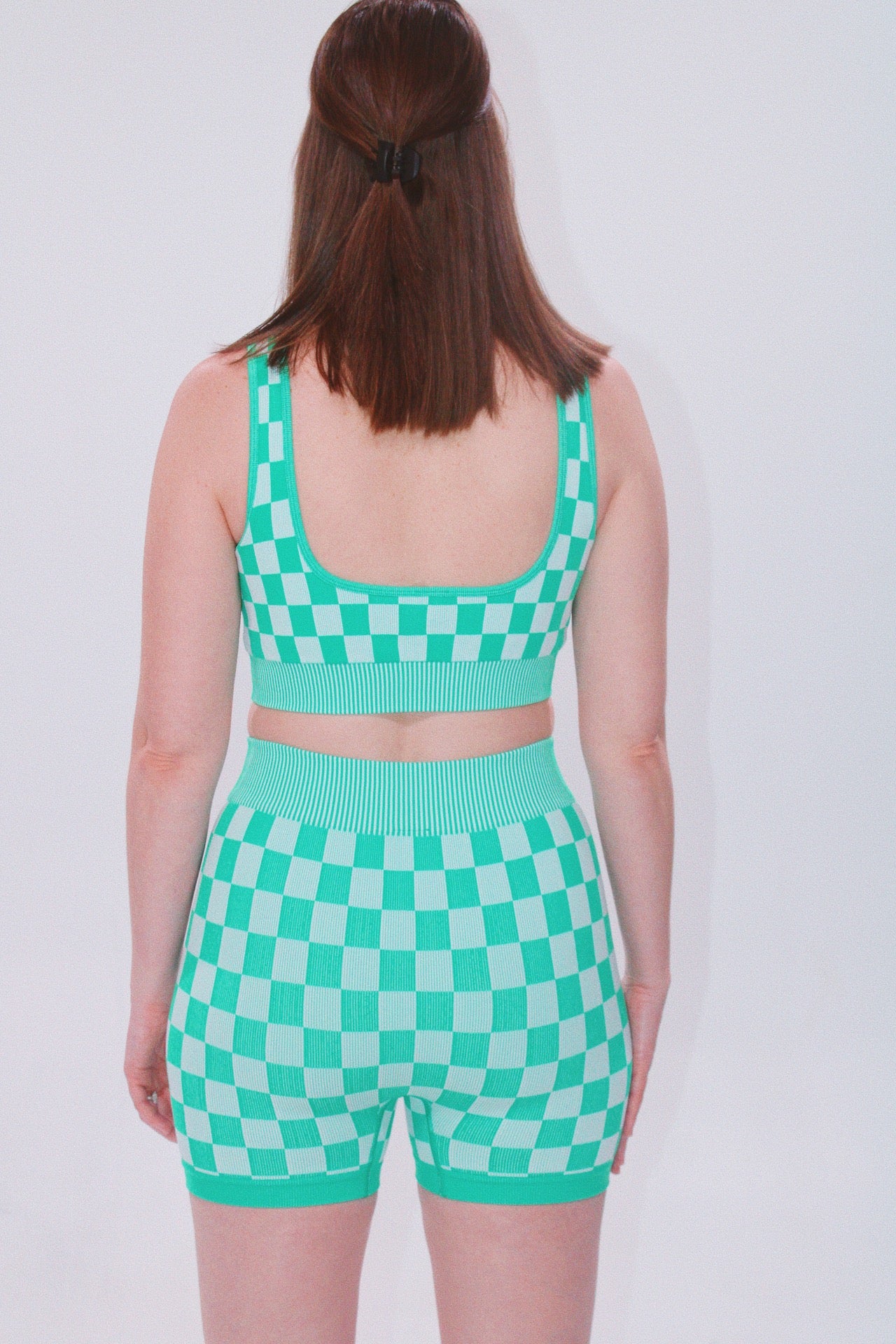 Check-HER Two Piece Set - Green